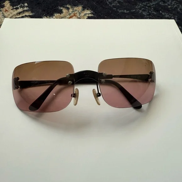 CHANEL | Accessories | Chanel Brown Gradient Rimless 